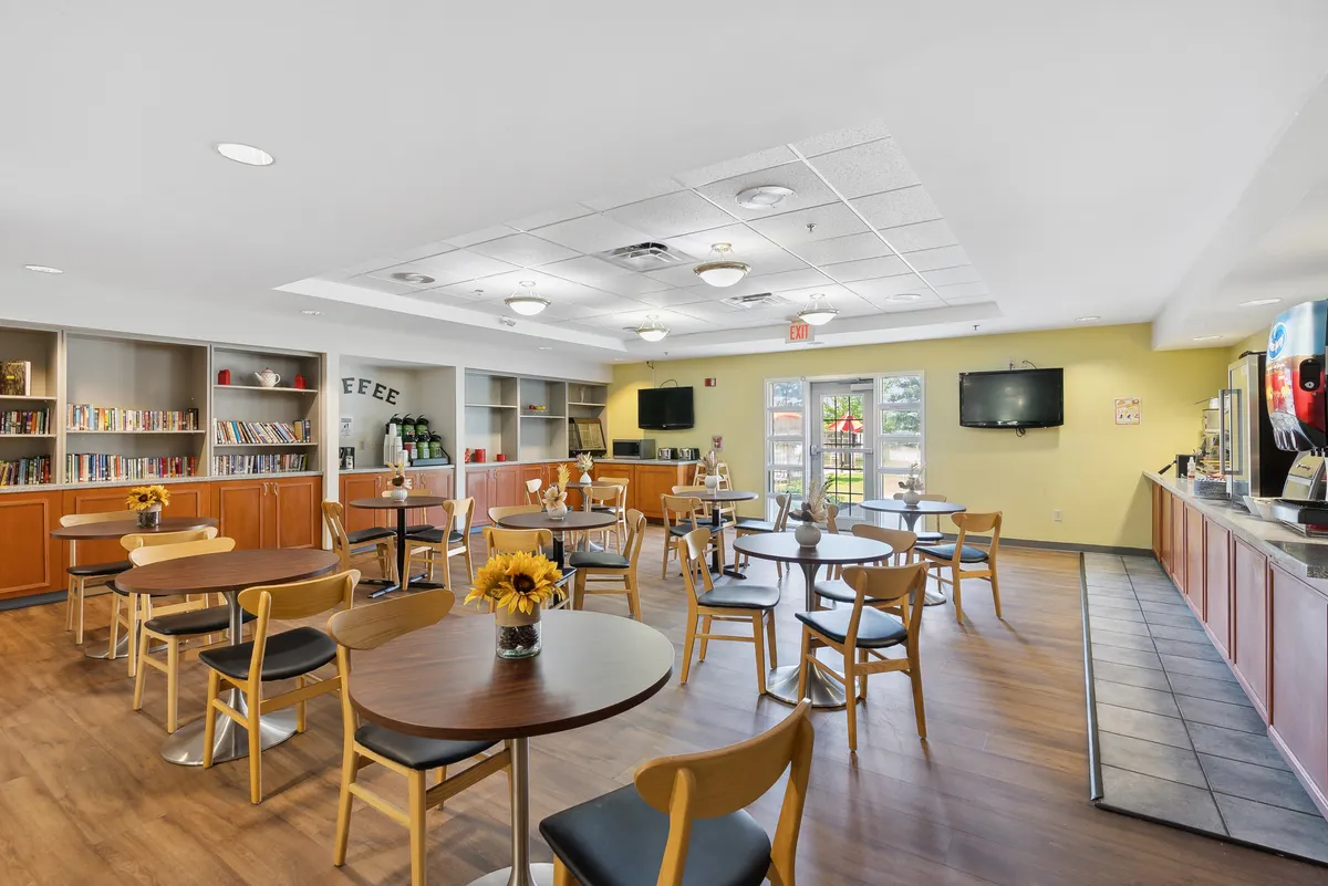 Breakfast area at Saco Bay Hotel