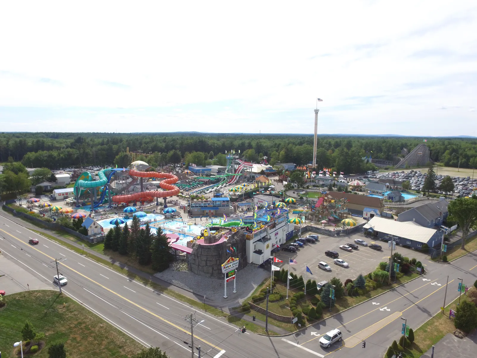 Funtown Splashtown USA amusement park in Saco, Maine